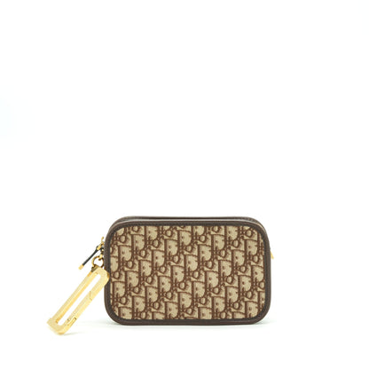 Dior Diorquake Pouch Brown Oblique Canvas Rovelle Bags