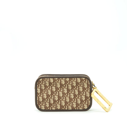 Dior Diorquake Pouch Brown Oblique Canvas Rovelle Bags