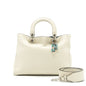 Dior Diorissimo Tote Purse White Multicolour Hardware Rovelle Bags