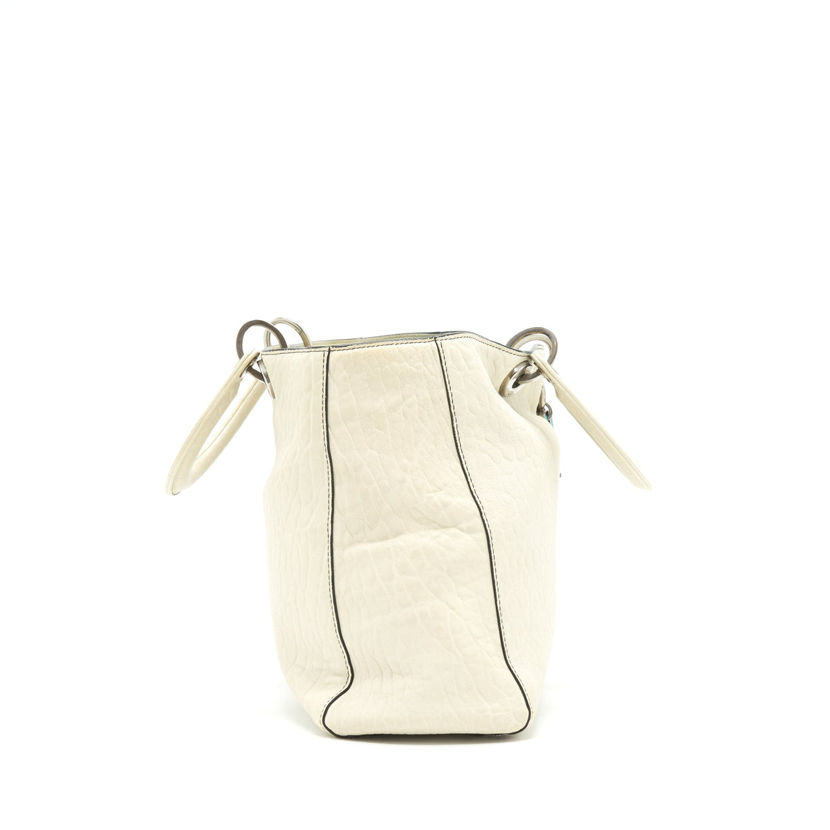 Dior Diorissimo Tote Purse White Multicolour Hardware Rovelle Bags