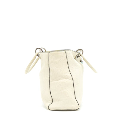 Dior Diorissimo Tote Purse White Multicolour Hardware Rovelle Bags