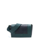 Celine Frame Purse Calfskin Navy/Dark Green