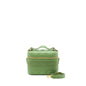 Dior Small Diortravel Vanity Case Cannage Lambskin Green Rovelle Bags