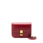 Celine Medium Classic Box Purse Calfskin Red