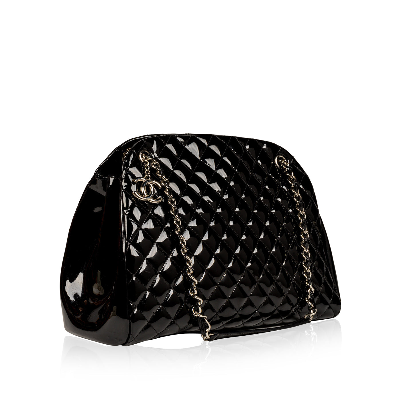 Chanel Mademoiselle Patent Shoulder Bag Rovelle Bags