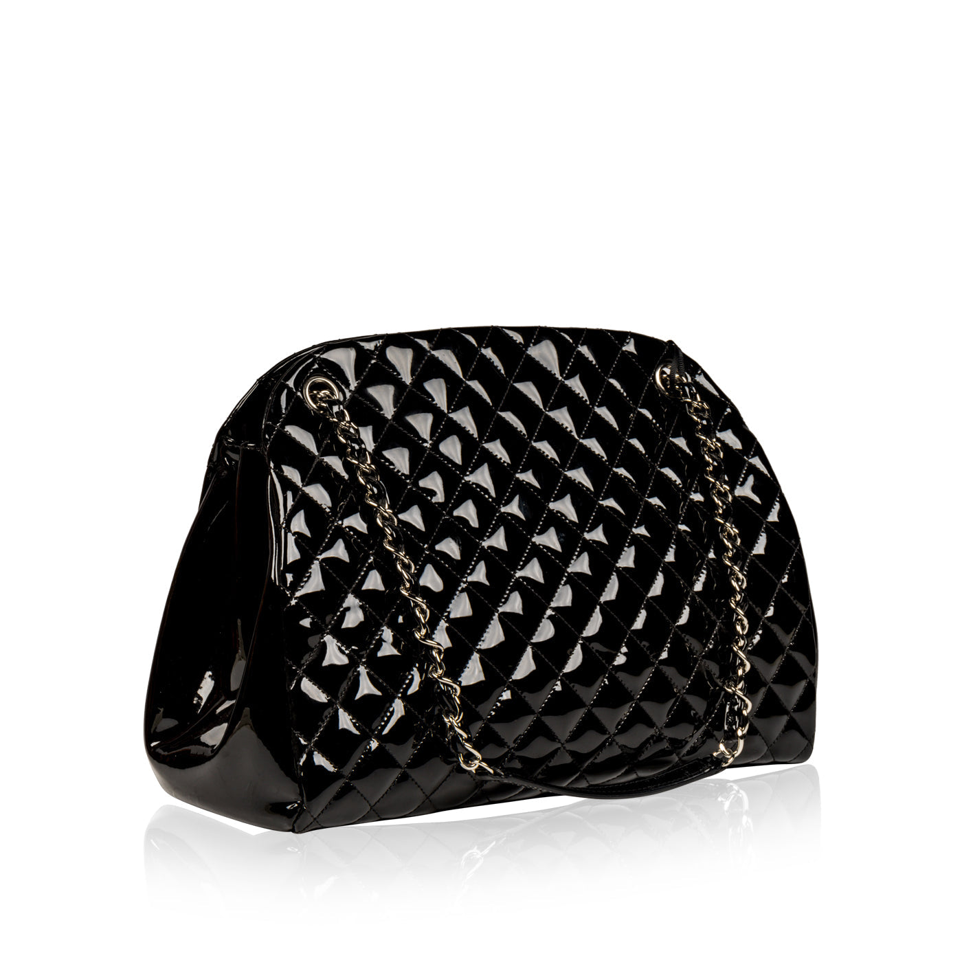 Chanel Mademoiselle Patent Shoulder Bag Rovelle Bags