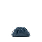 Bottega Veneta Mini Pouch Calfskin Dark Blue