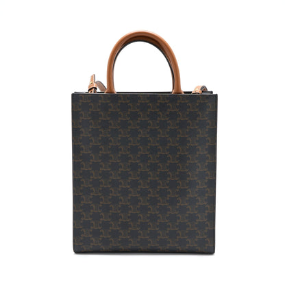 Luxury CELINE Vertical Cabas Triomphe Canvas