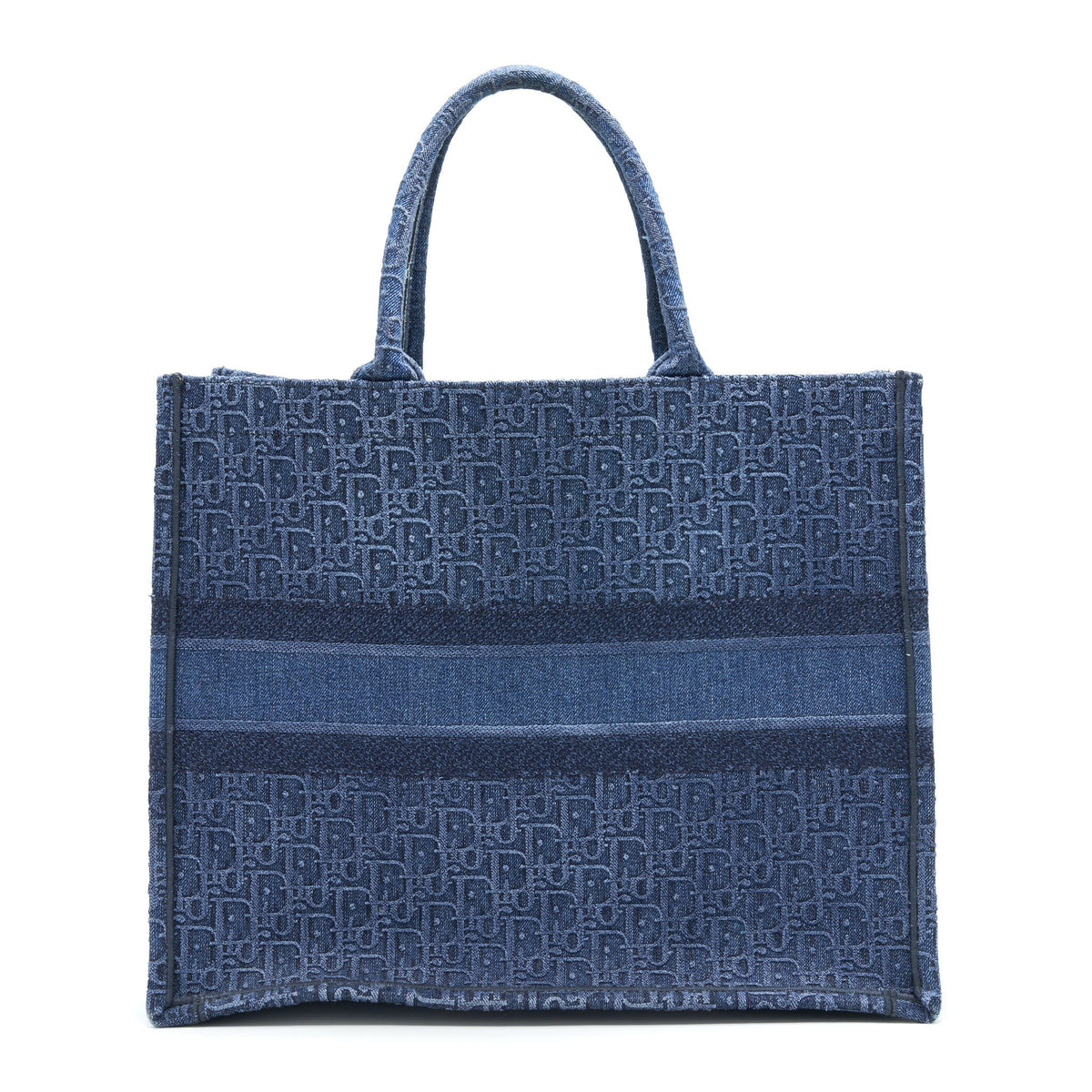 Dior Denim Dior logo print Book Tote Rovelle Bags
