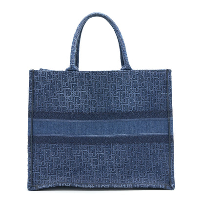 Dior Denim Dior logo print Book Tote Rovelle Bags