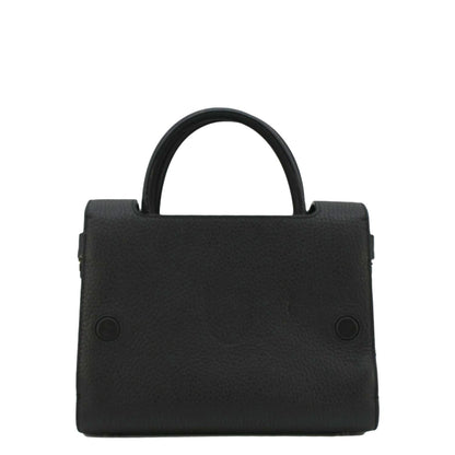 CHRISTIAN DIOR Diorever Flap Leather Shoulder Bag Black Rovelle Bags