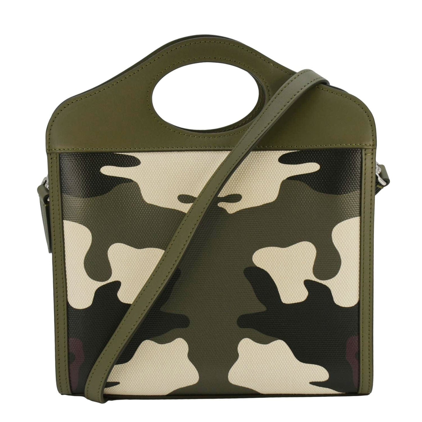 Burberry Camouflage Mini Canvas Green Crossbody Bag