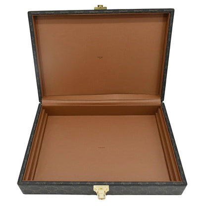 CELINE Triomphe Canvas Stationery Case Brown