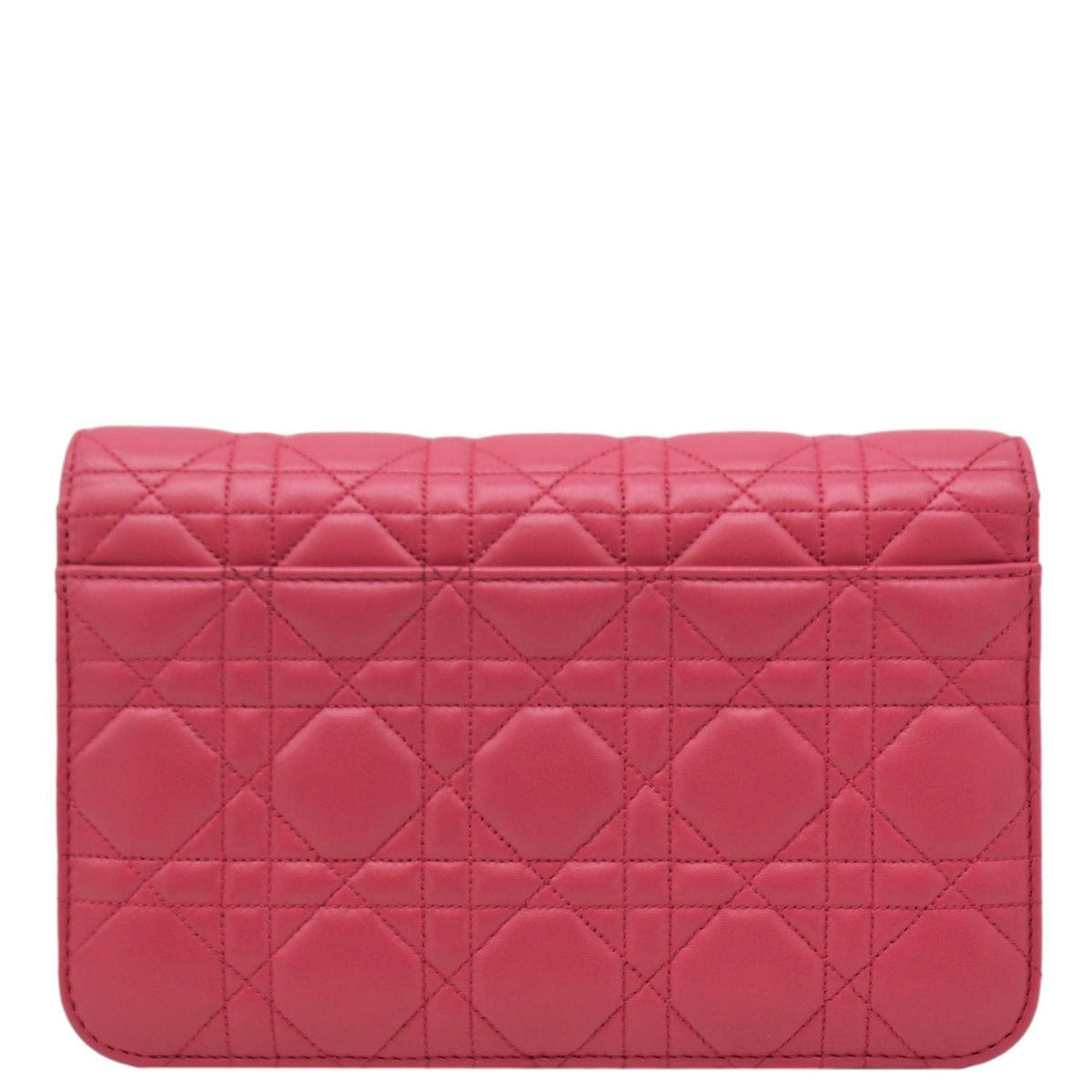 CHRISTIAN DIOR Miss Dior Promenade Cannage Quilted Leather Crossbody Bag Fuchsia Rovelle Bags