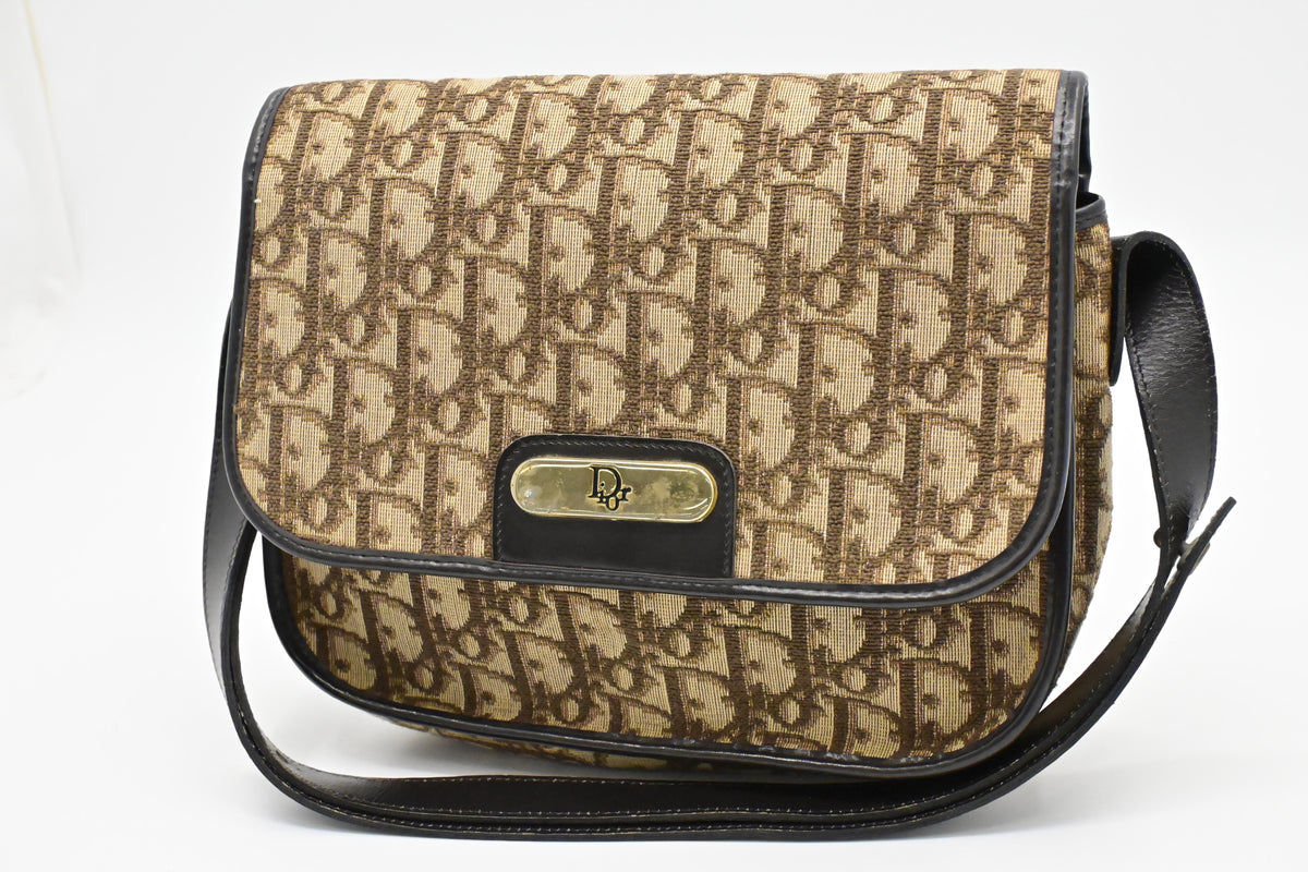 Dior Shoulder Bag in Brown Oblique Canvas Rovelle Bags
