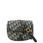 CHRISTIAN DIOR Bobby Medium Oblique Jacquard Canvas Crossbody Bag Navy Blue Rovelle Bags