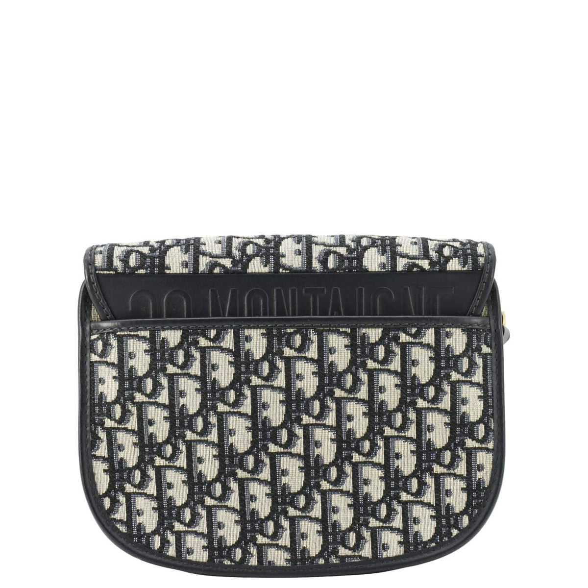 CHRISTIAN DIOR Bobby Medium Oblique Jacquard Canvas Crossbody Bag Navy Blue Rovelle Bags