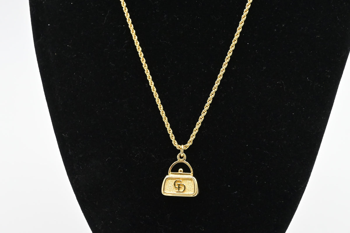 Dior CD Bag Necklace Rovelle Bags