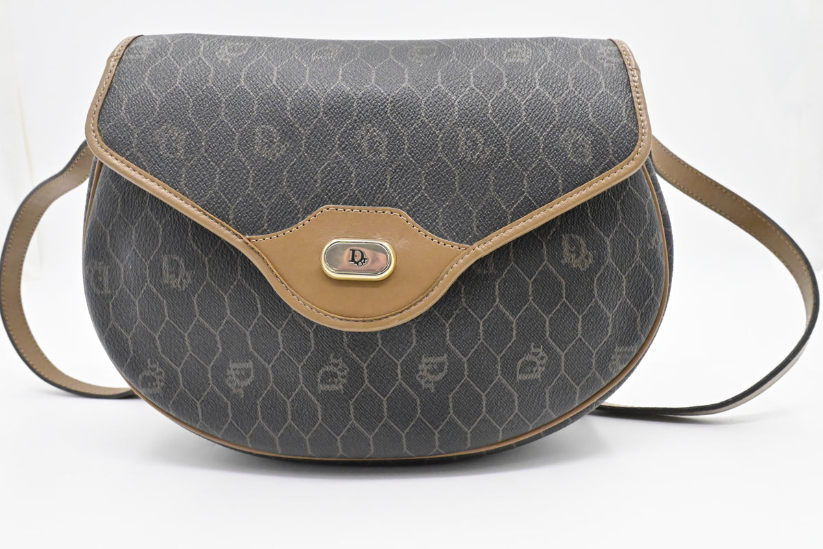 Dior Crossbody in Black Honeycomb Canvas Rovelle Bags