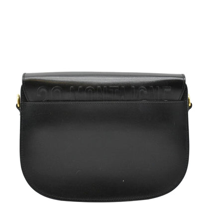 CHRISTIAN DIOR Bobby Medium Calfskin Leather Shoulder Bag Black Rovelle Bags