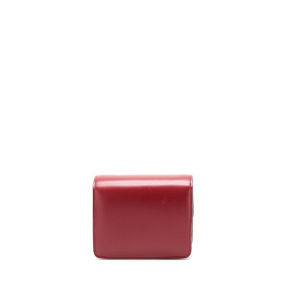 Celine Small Classic Purse In Box Calfskin Red
