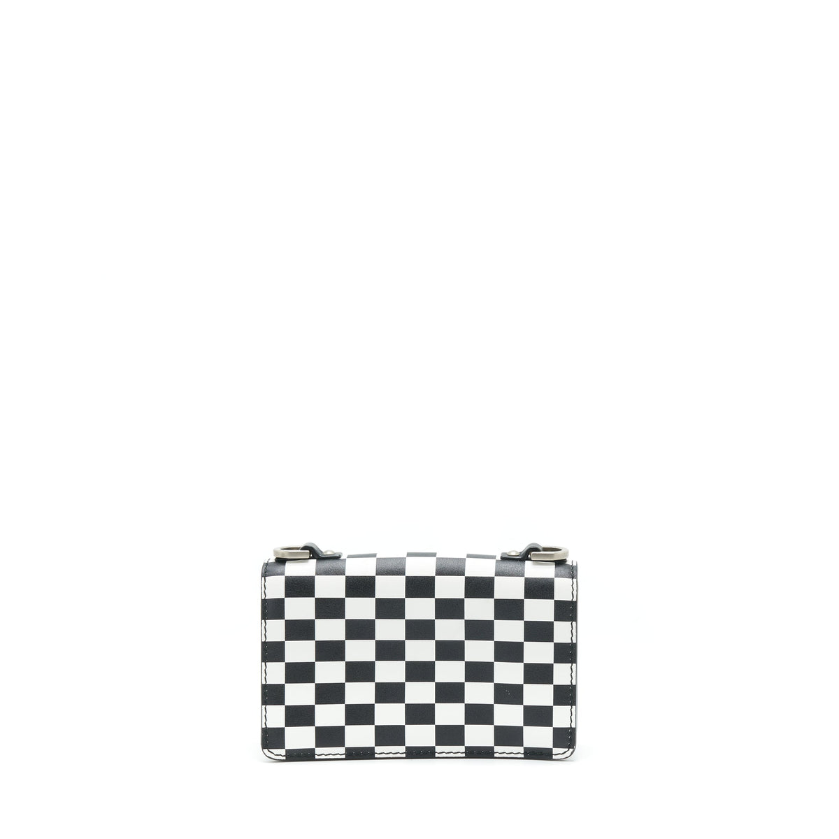 Dior Mini J’adior Flap Purse Black/ White With Wide Shoulder Strap Rovelle Bags