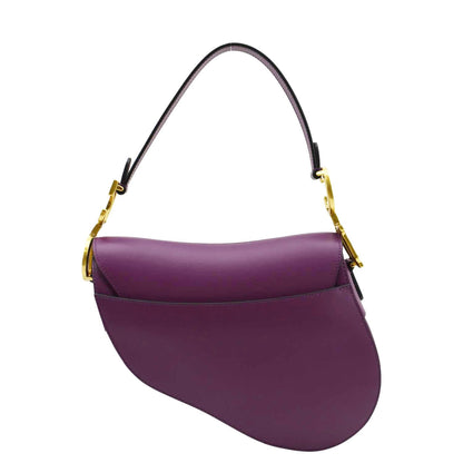 CHRISTIAN DIOR Saddle Leather Satchel Bag Mulberry Rovelle Bags