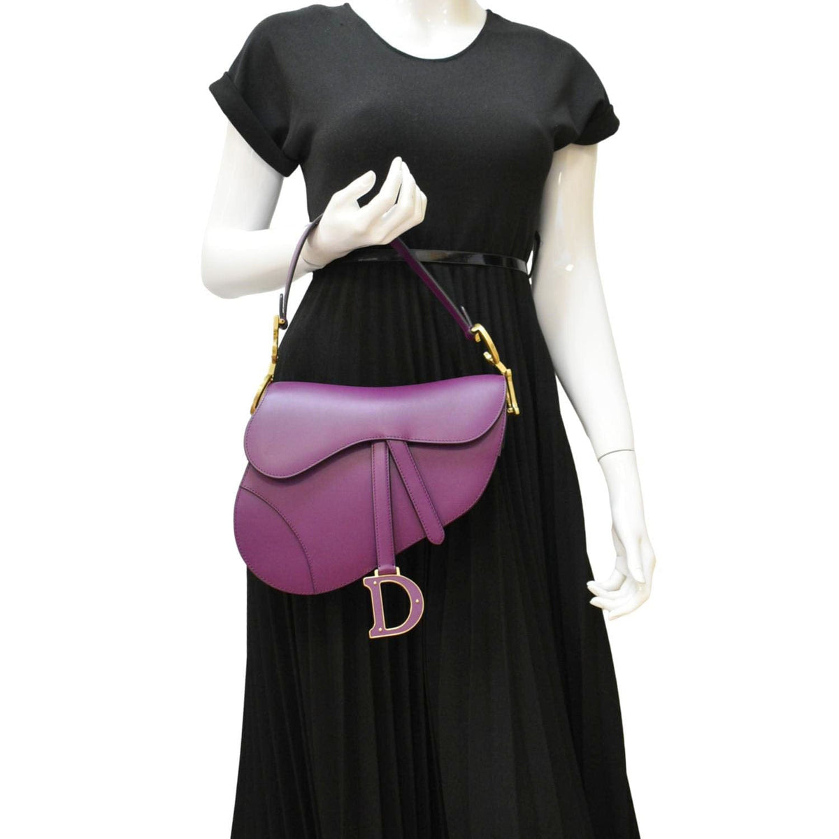 CHRISTIAN DIOR Saddle Leather Satchel Bag Mulberry Rovelle Bags