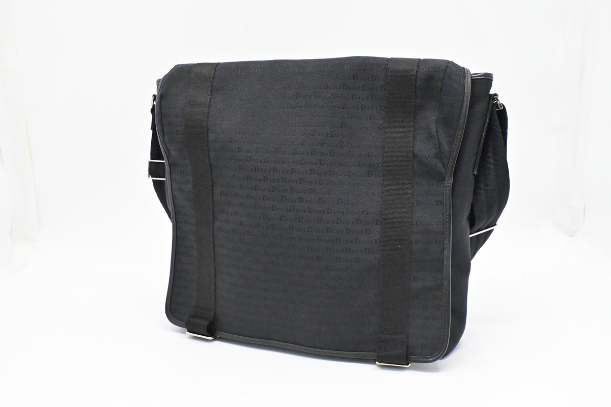 Dior Messenger Bag in Black Canvas Rovelle Bags