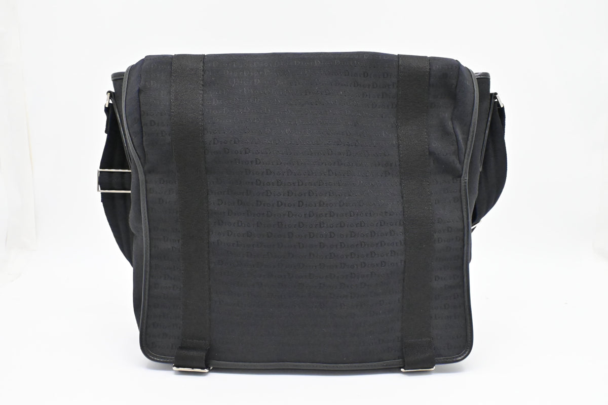 Dior Messenger Bag in Black Canvas Rovelle Bags