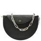 Luxury Burberry Pecan Small Leather Shoulder Bag Black