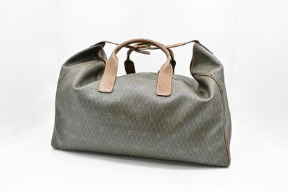 Dior Large Travel Bag in Dark Green Honeycomb Canvas Rovelle Bags
