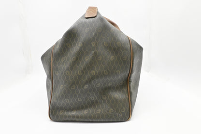 Dior Large Travel Bag in Dark Green Honeycomb Canvas Rovelle Bags
