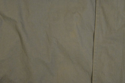 Burberry Trench Coat in Green-Grey Cotton