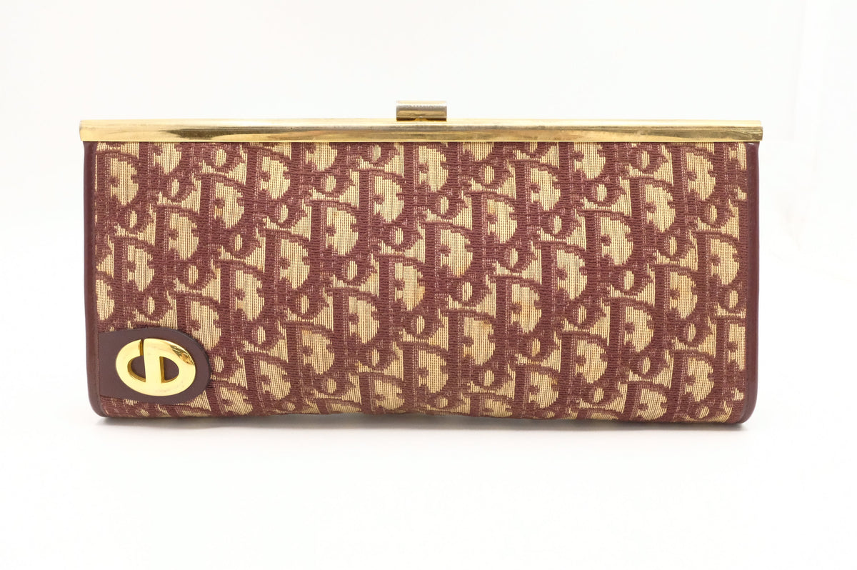 Dior Clutch in Red Oblique Canvas Rovelle Bags