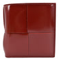 BOTTEGA VENETA Oversize Intrecciato Leather Wallet Red