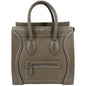 CELINE Souris Mini Luggage Calfskin Leather Tote Bag Dune