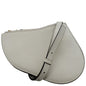 CHRISTIAN DIOR Women Dior Saddle Trio Leather Crossbody Pouch Bag White Rovelle Bags