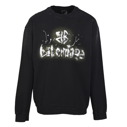 Balenciaga Unisex Oversized Logo Hoodie