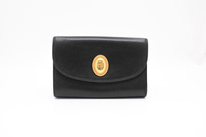 Dior Chain Shoulder Bag in Black Leather Rovelle Bags