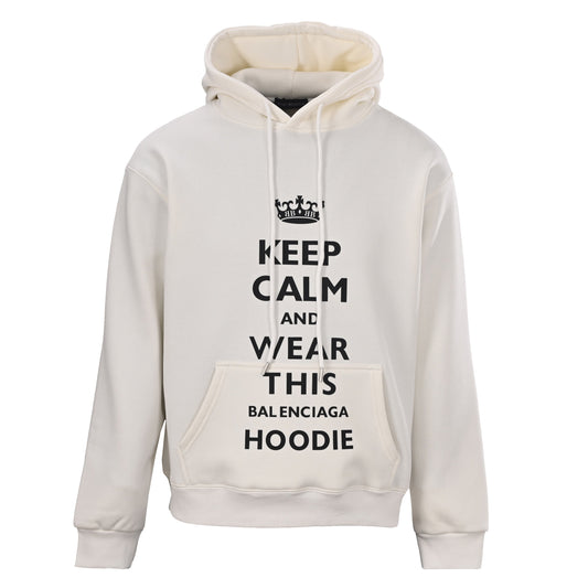 Balenciaga Oversized Logo Pullover Hoodie