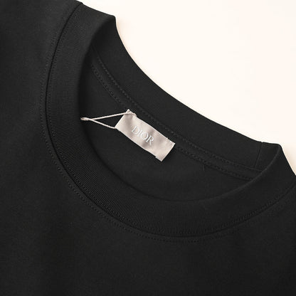 Dior Graffiti Letter Short-Sleeve T-Shirt