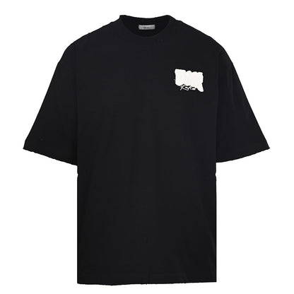 DIOR T-Shirt with Large Back Logo Appliqué and Embroidered Lettering