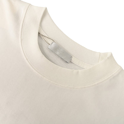 DIOR T-Shirt with Large Back Logo Appliqué and Embroidered Lettering