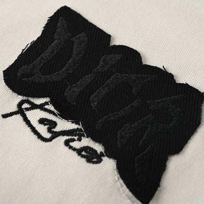 DIOR T-Shirt with Large Back Logo Appliqué and Embroidered Lettering