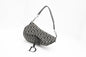 Dior Saddle Bag in Black & White Oblique Canvas Rovelle Bags