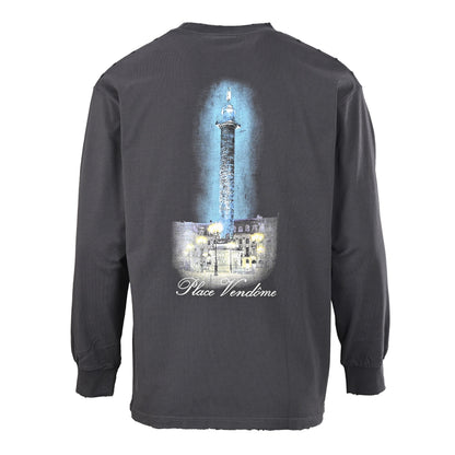 Balenciaga Washed Cotton Oversized Hoodie with Distressed Details
