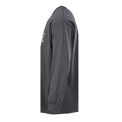Balenciaga Washed Cotton Oversized Hoodie with Distressed Details