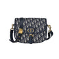 Blue Dior Oblique Jacquard Medium Dior Bobby Bag Rented Out Rovelle Bags