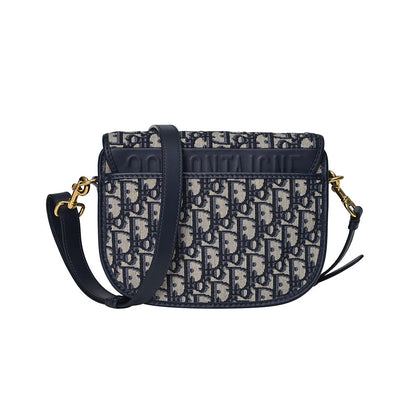Blue Dior Oblique Jacquard Medium Dior Bobby Bag Rented Out Rovelle Bags